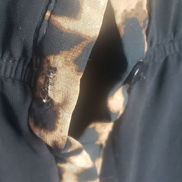 Black Cheetah Dress or Top - Picture 5 of 10